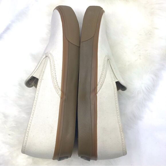 Sperry Top- Sider for J. Crew Cream Slip On Deck Shoe Loafer - Picture 4 of 12